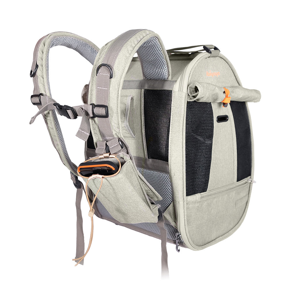 Ibiyaya Adventure Cat & Small Dog Carrier Backpack with Window Up to 9kg