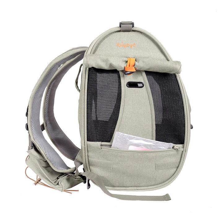 Ibiyaya Adventure Cat & Small Dog Carrier Backpack with Window Up to 9kg