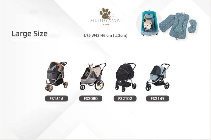 Ibiyaya The Comfort+ Pet Stroller Add-On Kit