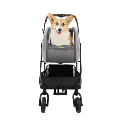 Ibiyaya NeoRider Multi-purpose Detachable Pet Stroller-Wagon Up to 13.5kg