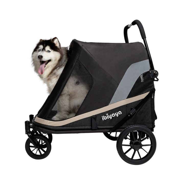 Ibiyaya Grand Cruiser 4-Wheel Large Dog Stroller up to 50kg