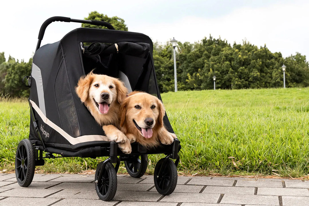 Ibiyaya Grand Cruiser 4-Wheel Large Dog Stroller up to 50kg
