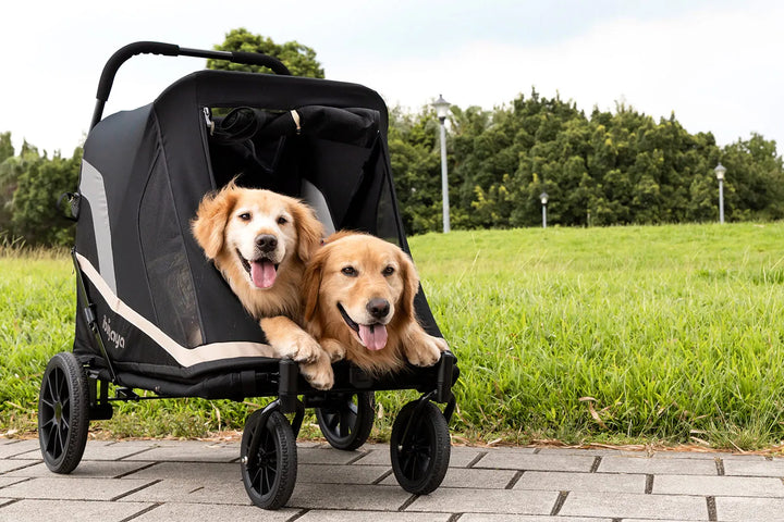 Ibiyaya Grand Cruiser 4-Wheel Large Dog Stroller up to 50kg