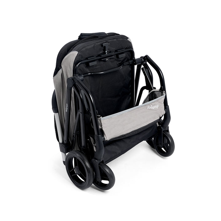 Ibiyaya InstaCollapse Detachable Dog Stroller – Taupe Up to 25Kg