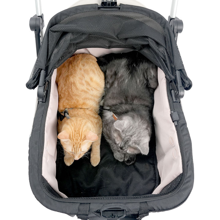 Ibiyaya InstaCollapse Detachable Dog Stroller – Taupe Up to 25Kg