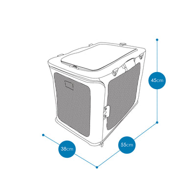 Ibiyaya Bigbuddy And Crate Combo Pet Stroller Up to 25kg