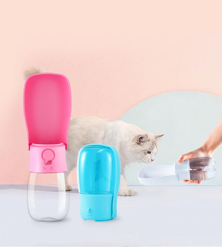 Foldable and Portable Pet Outdoor Travel Water Bottle 300ml