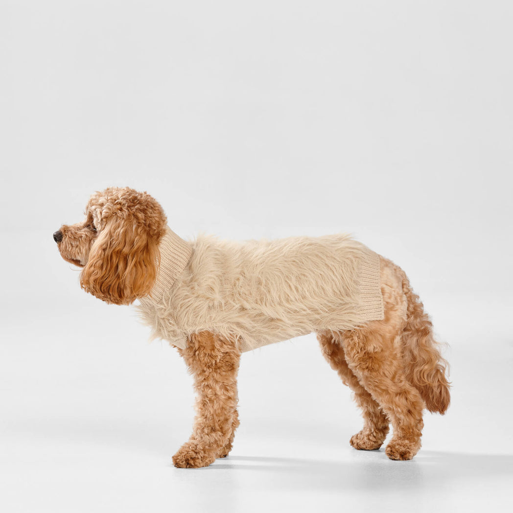 Snooza Wear Soft Fur Knit Dog Jumper