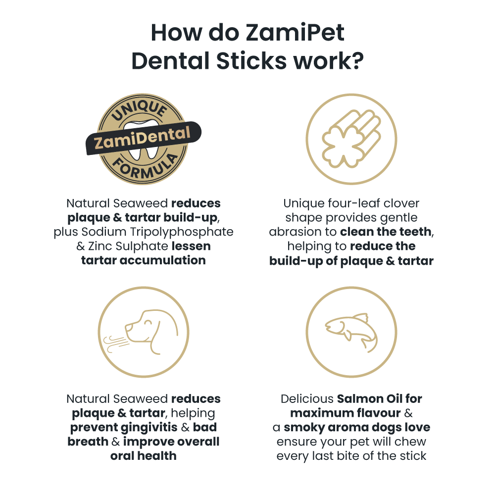 ZamiPet Dental Sticks Adult Small Dogs 10 Sticks