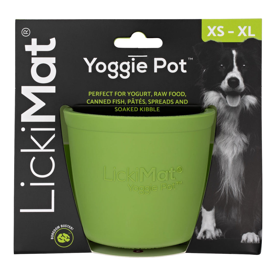 LickiMat Yoggie Pot Slow Feeder Dog Bowl
