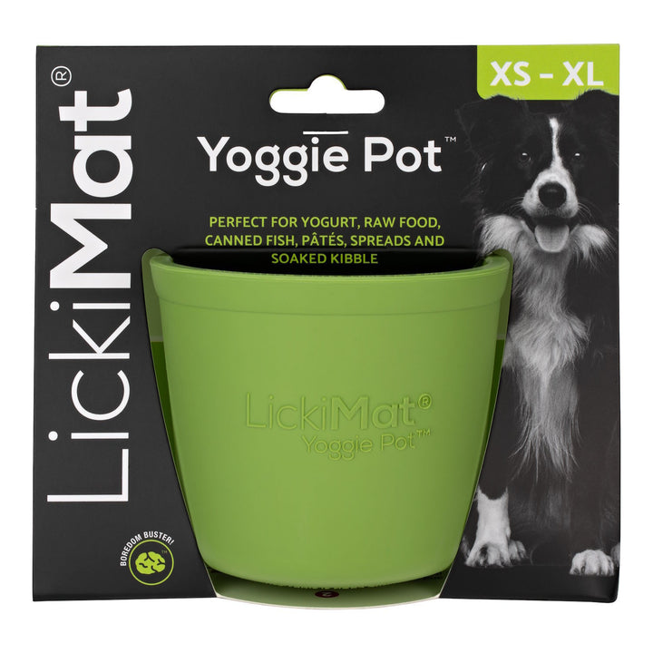 LickiMat Yoggie Pot Slow Feeder Dog Bowl