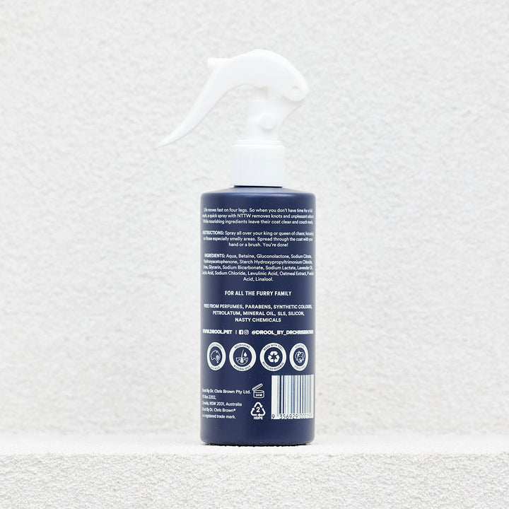 Drool By Dr Chris Brown No Time To Wash Spray For Cat and Dog 250ml