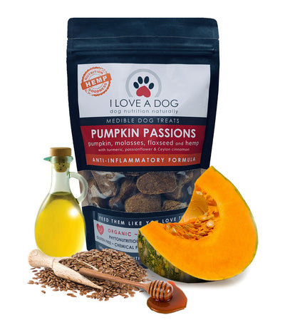I Love a Dog Pumpkin Passions Health Dog Treat