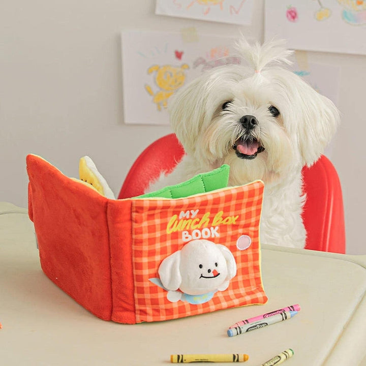 Boredom Buster Pet Play Book Interactive Snuffle Toy For Dogs