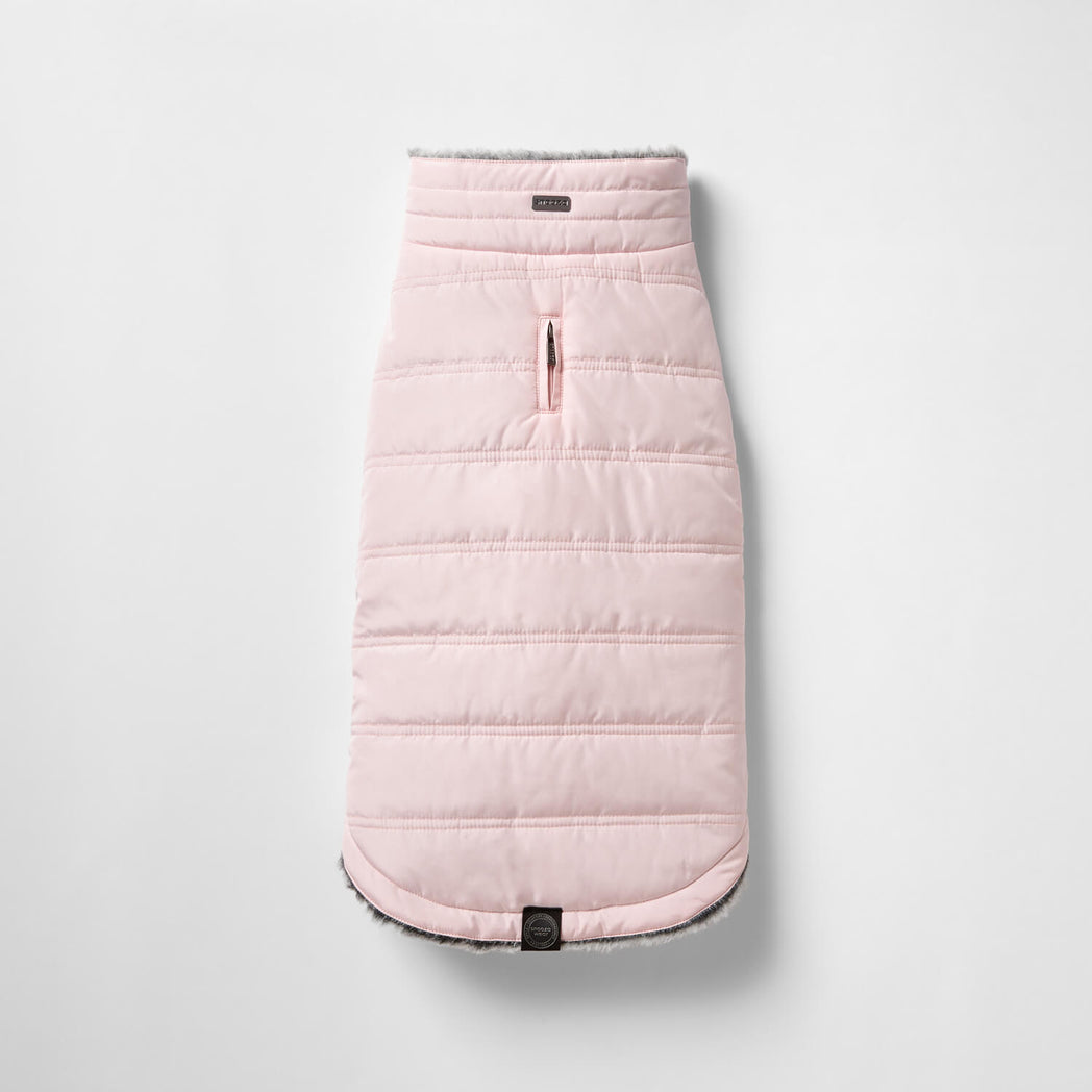 Snooza Wear Puffer Dog Coat in Pink