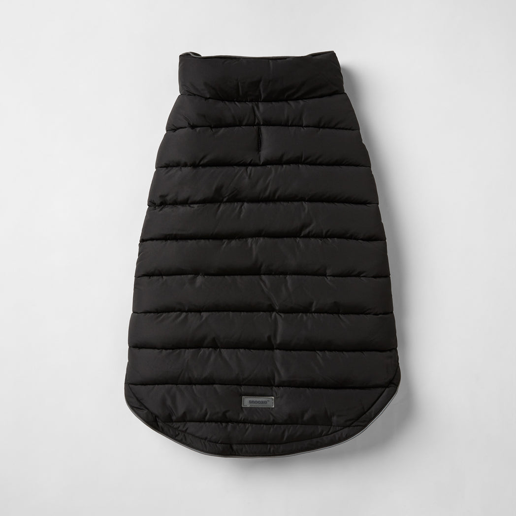 Snooza Wear Sport Puffer Water-Resistant Jacket -- Black