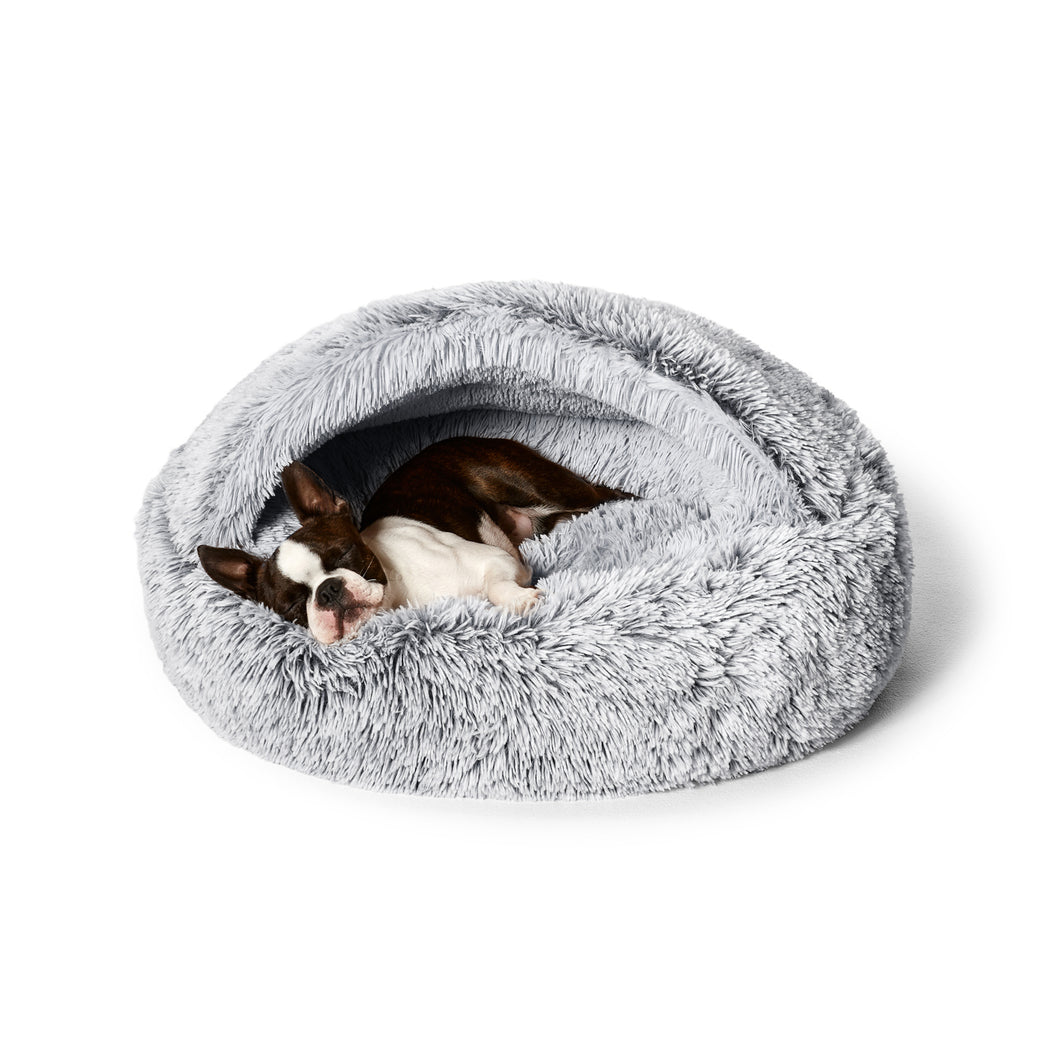 Snooza Calming Hoodie Cuddler For Dog and Cat -- Silver Fox