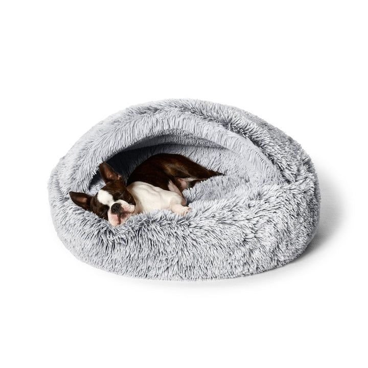 Snooza Calming Hoodie Cuddler For Dog and Cat -- Silver Fox