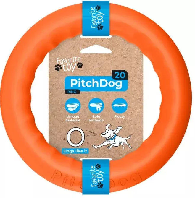 PitchDog Safe and durable Fetch Ring - Dog Toy