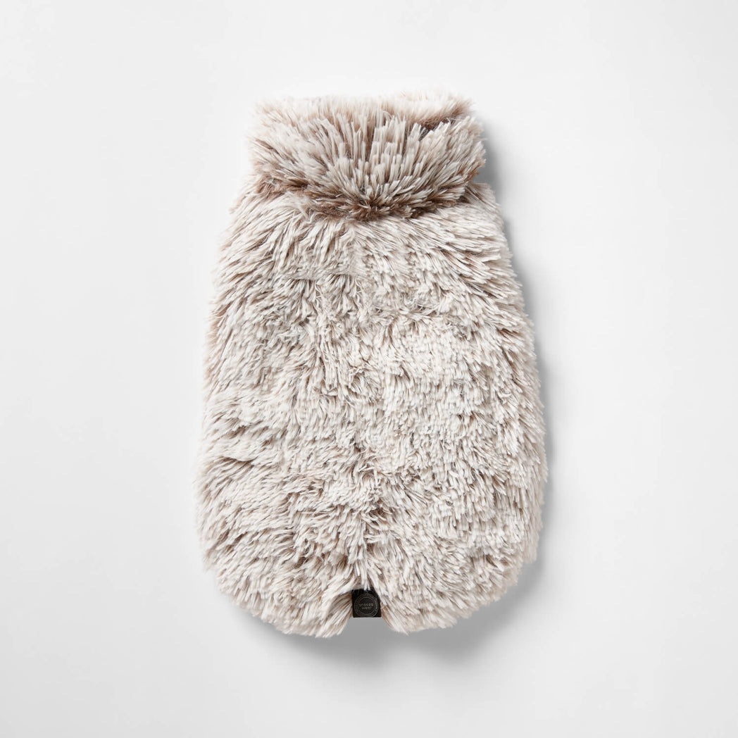 Snooza Wear Shag Faux Fur Dog Coat in Mink