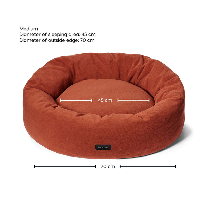 Snooza Self-Warming Polar Fleece Cuddler in Rust