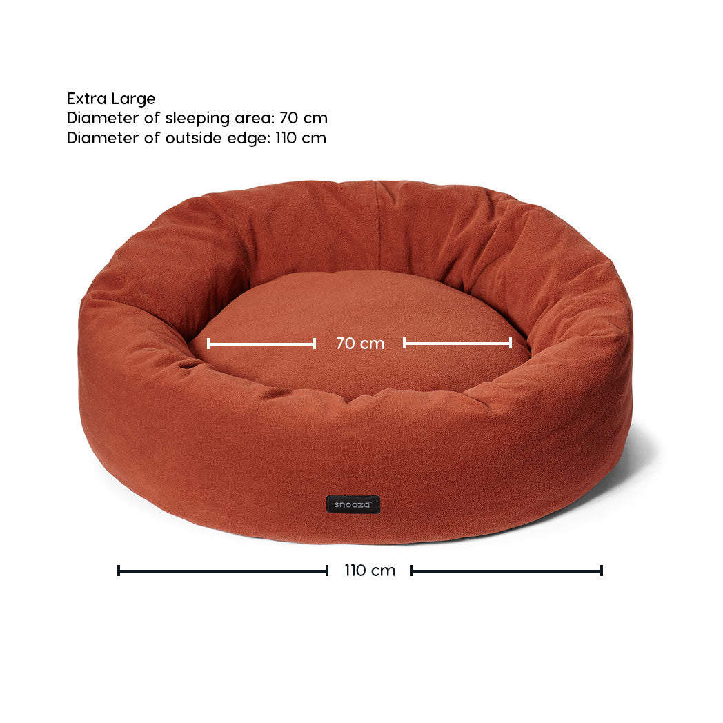 Snooza Self-Warming Polar Fleece Cuddler in Rust