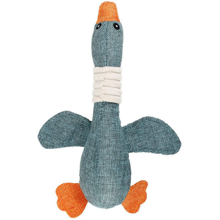 Muddy Paw Friends Cartoon Duck Chew Squeaky Toy for Dogs