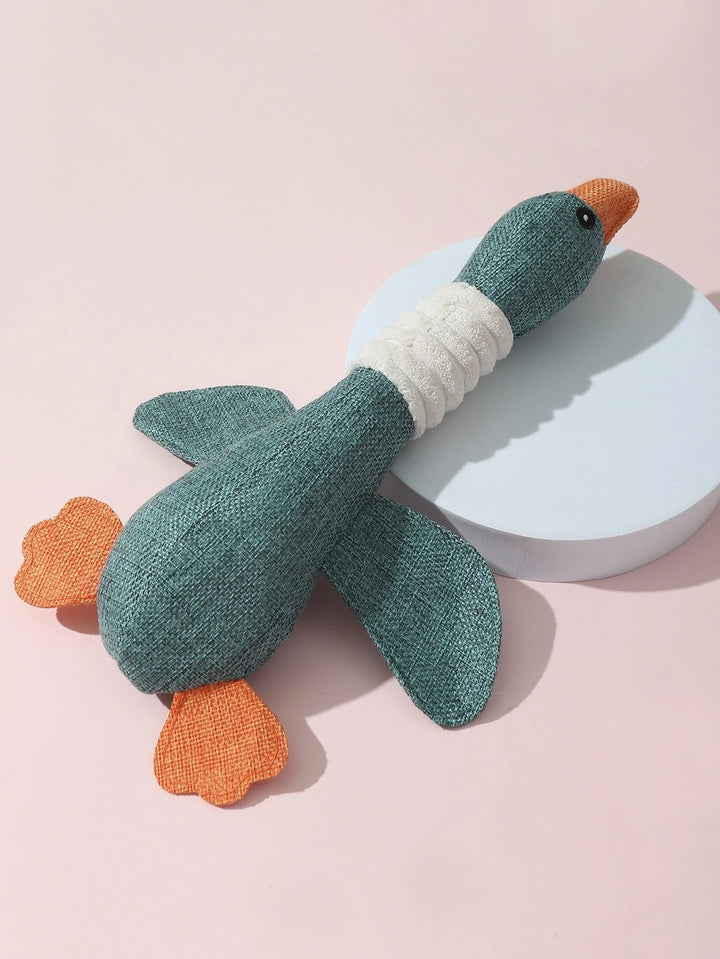 Muddy Paw Friends Cartoon Duck Chew Squeaky Toy for Dogs