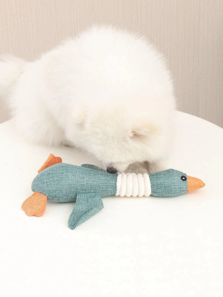 Muddy Paw Friends Cartoon Duck Chew Squeaky Toy for Dogs