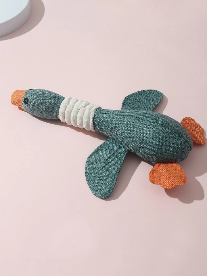 Muddy Paw Friends Cartoon Duck Chew Squeaky Toy for Dogs