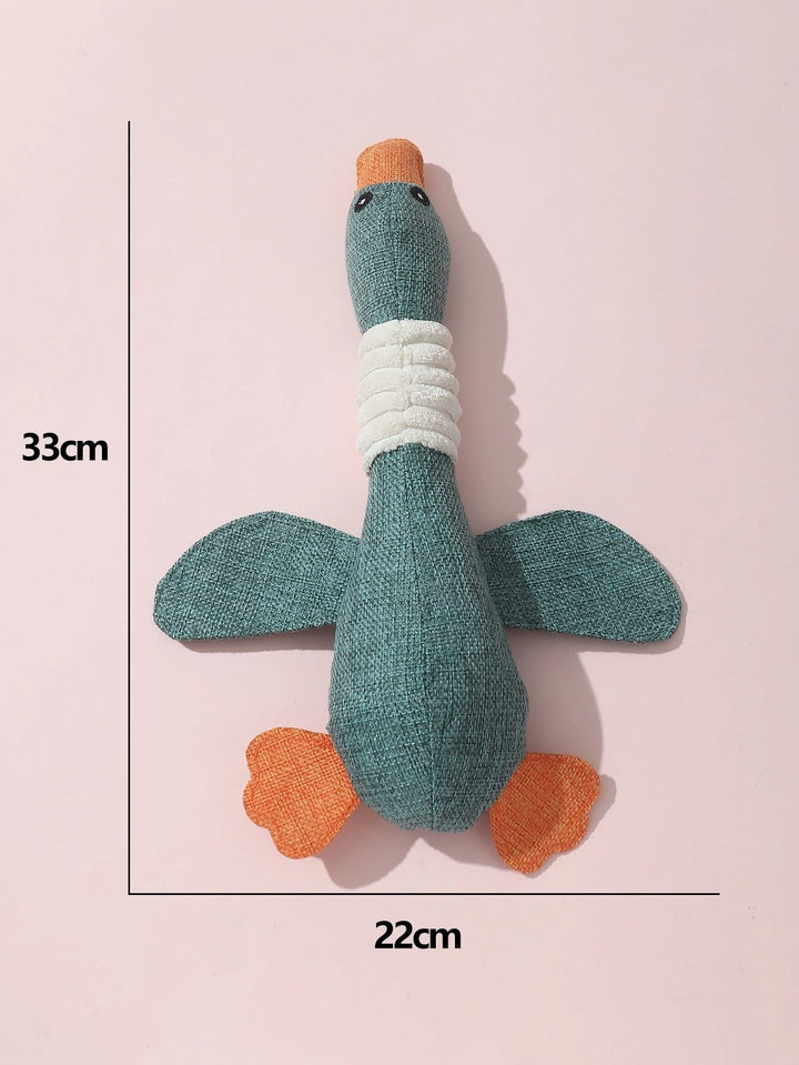 Muddy Paw Friends Cartoon Duck Chew Squeaky Toy for Dogs