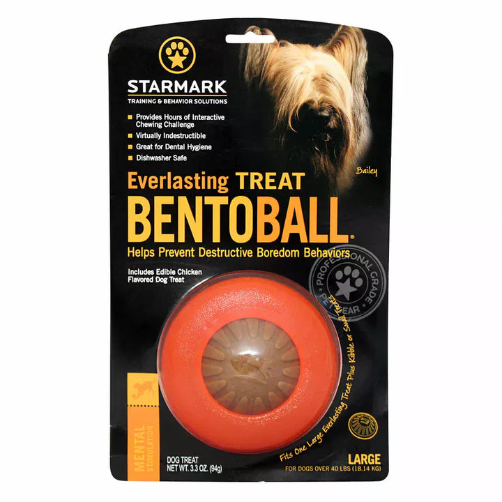Starmark Everlasting Bento Ball Dog Chew & Interactive Toy