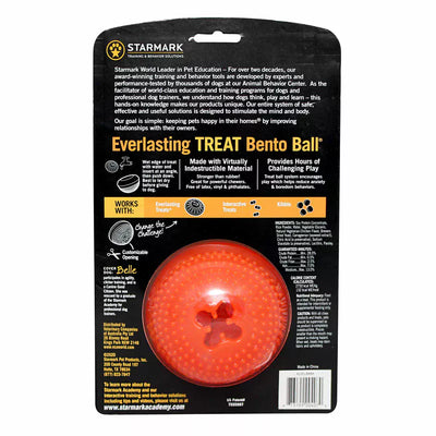 Starmark Everlasting Bento Ball Dog Chew & Interactive Toy