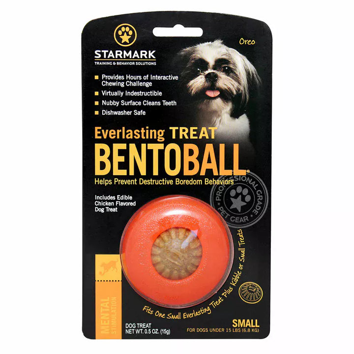 Starmark Everlasting Bento Ball Dog Chew & Interactive Toy