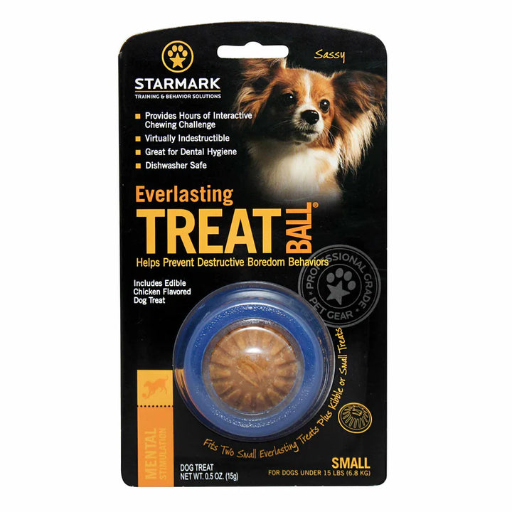 Starmark Everlasting Treat Ball- Dog Chew & Interactive Toy