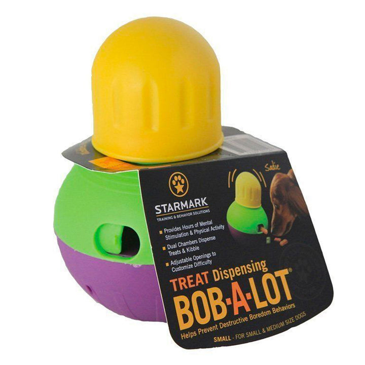Starmark Treat Dispensing Bob-A-Lot Dog Interactive Toy