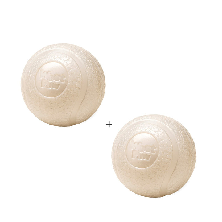 West Paw Boundr Fetch Dog Toys Pack of 2 Balls -- Glow in the dark