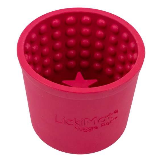 LickiMat Yoggie Pot Slow Feeder Dog Bowl