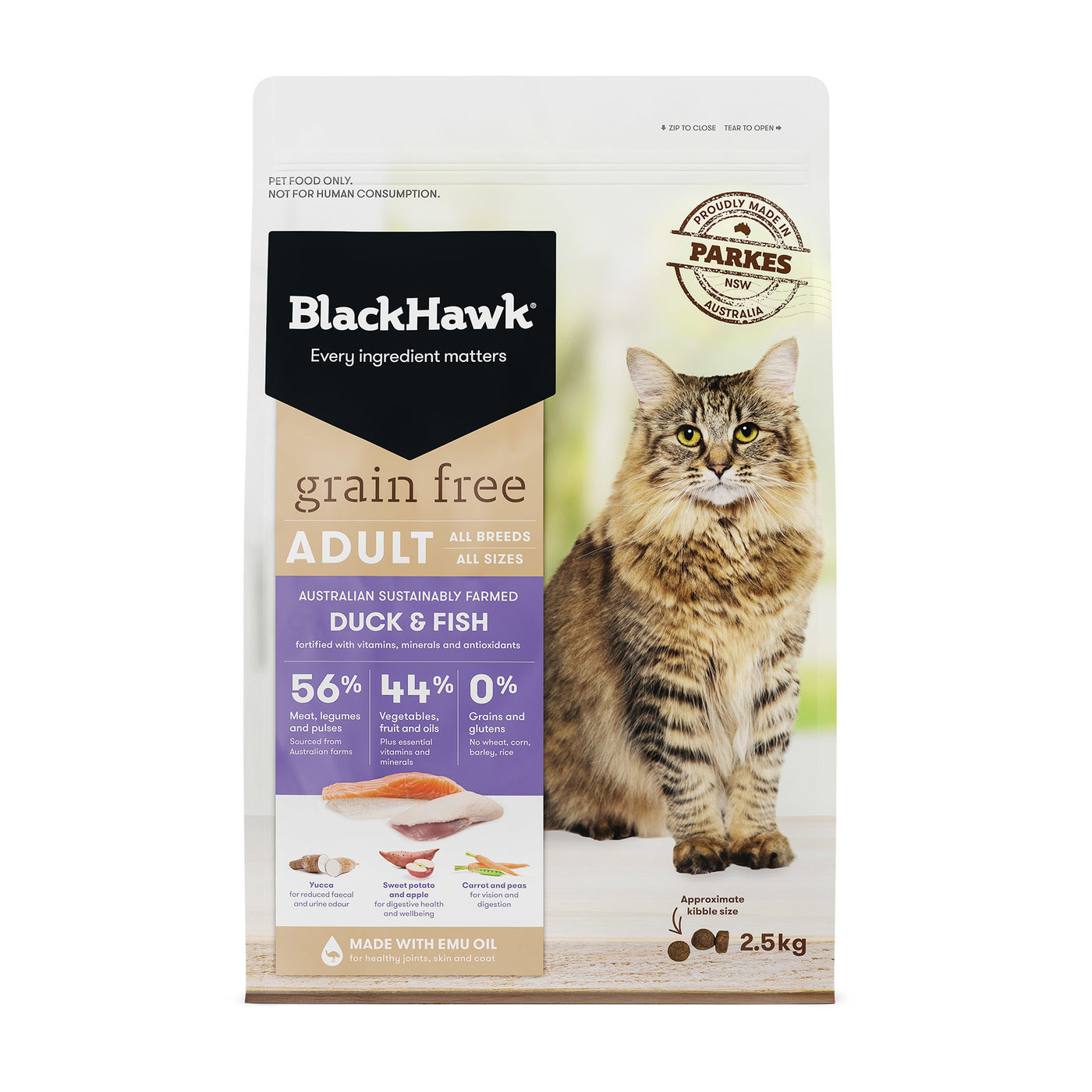 Black Hawk GRAIN FREE Duck & Fish Cat Food -- Adult Cat