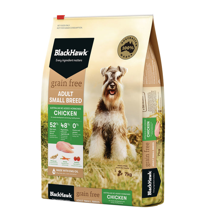 Black Hawk Adult Dog Small Breed GRAIN FREE Chicken
