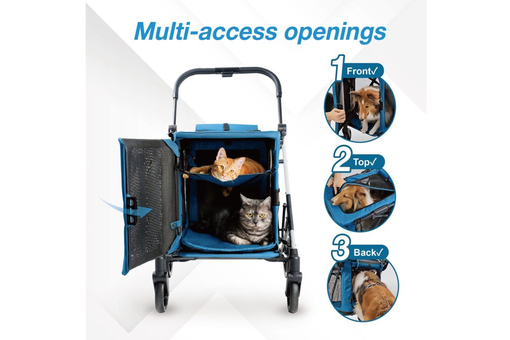 Ibiyaya Bigbuddy And Crate Combo Pet Stroller Up to 25kg
