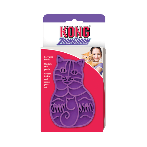 KONG ZoomGroom Brush For Cat