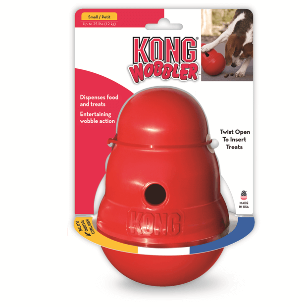 KONG Wobbler Treat Dispensing Dog Toy