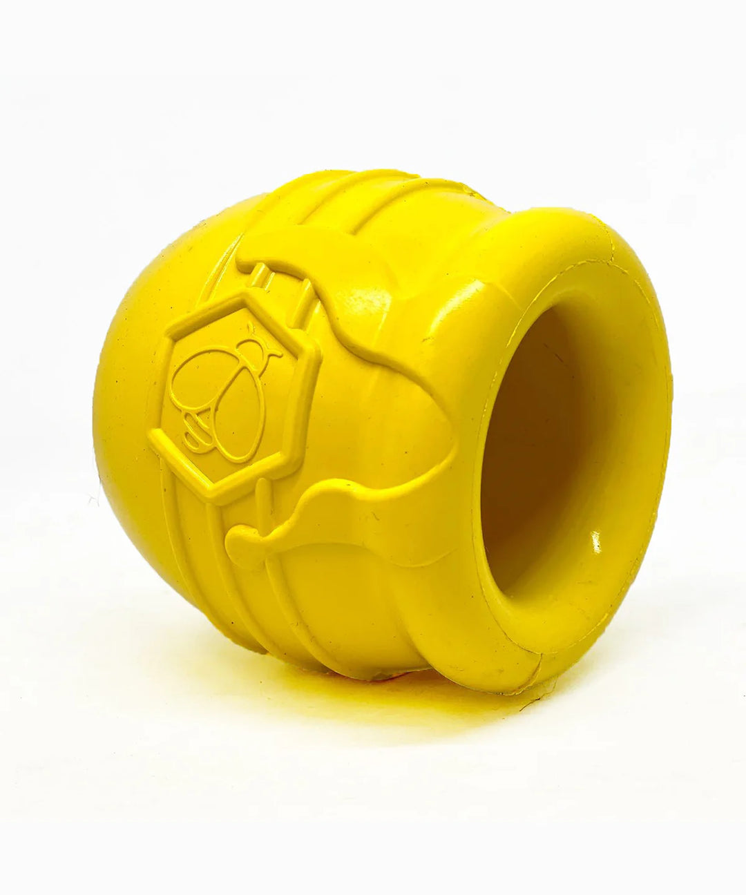 SodaPup Honey Pot Treat Dispenser & Enrichment Toy -- Yellow
