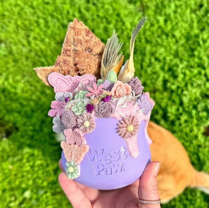 West Paw Toppl Treat Dispensing Dog Toy --  Lavender