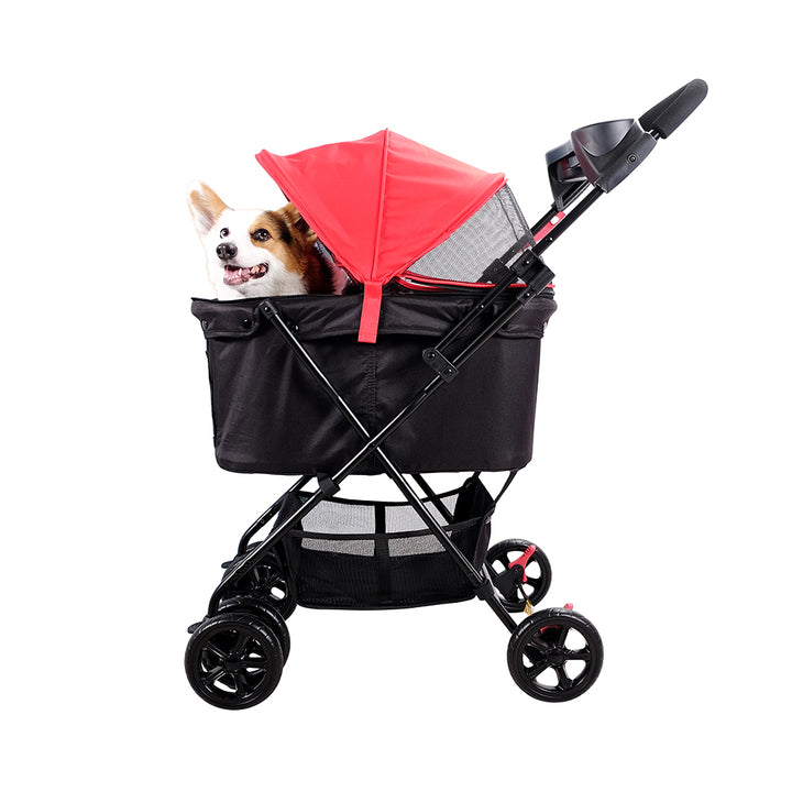 Ibiyaya Easy Strolling Pet Buggy Up to 20kg -- Rouge Red