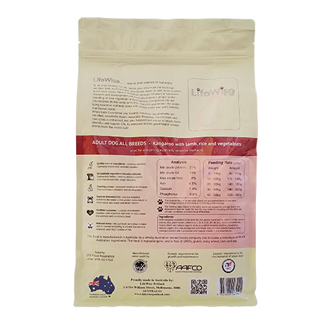 LifeWise Kangaroo with Lamb & Vegetables - Muddy Paw Shop