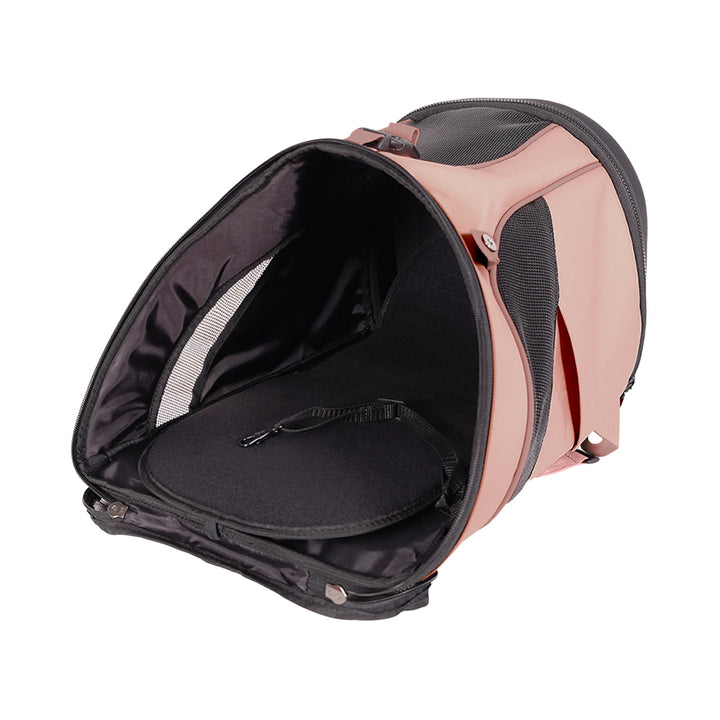 Ibiyaya Ultralight Pro Backpack Carrier for Dogs & Cats Up to 7kg-- Coral Pink