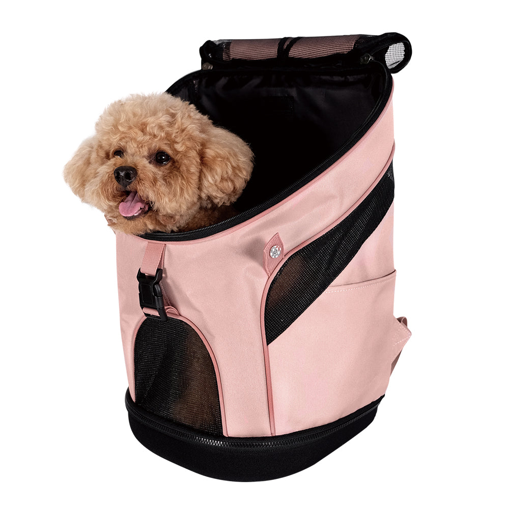 Ibiyaya Ultralight Pro Backpack Carrier for Dogs & Cats Up to 7kg-- Coral Pink