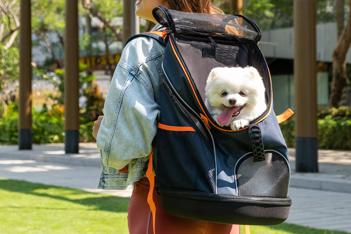 Ibiyaya Ultralight Pro Backpack Carrier for Dogs & Cats Up to 7kg-- Coral Pink
